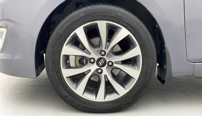 2015 Hyundai Verna FLUIDIC 1.6 CRDI S (o), Diesel, Manual, 1,14,127 km, Left Front Wheel