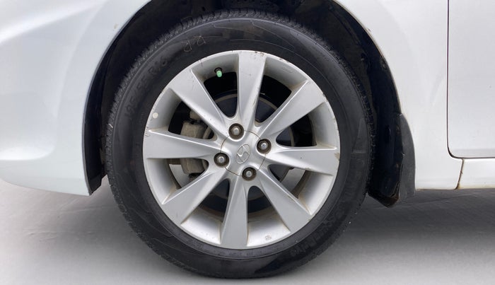 2013 Hyundai Verna FLUIDIC 1.6 SX VTVT OPT, Petrol, Manual, 75,571 km, Left Front Wheel