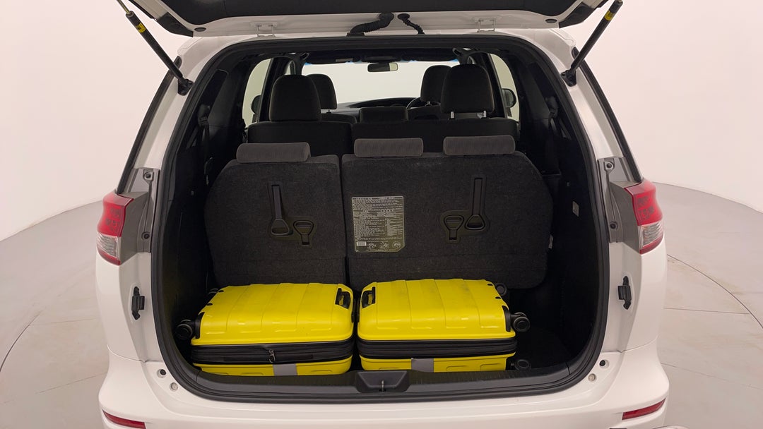 Boot Inside View with Luggage