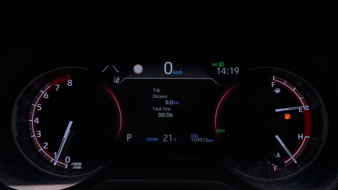 2021 Toyota RAV4 Edge (AWD), Automatic, 109976 km, Odometer View