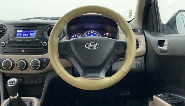 2014 Hyundai Grand i10 SPORTZ 1.2 KAPPA VTVT, Petrol, Manual, 44,778 km, Steering Wheel