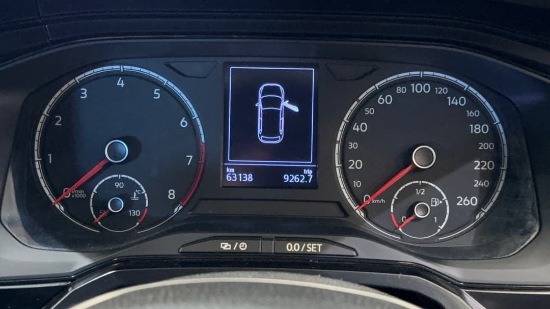 2021 Volkswagen Polo 70tsi Trendline, Automatic, 63138 km, Odometer View