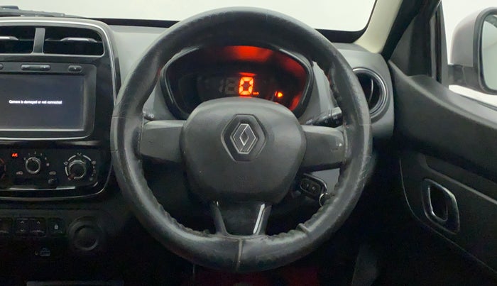 2019 Renault Kwid RXT 1.0 (O), Petrol, Manual, 21,885 km, Steering Wheel Close Up