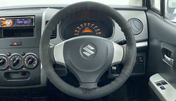 2012 Maruti Wagon R 1.0 LXI, Petrol, Manual, 98,453 km, Steering Wheel Close Up