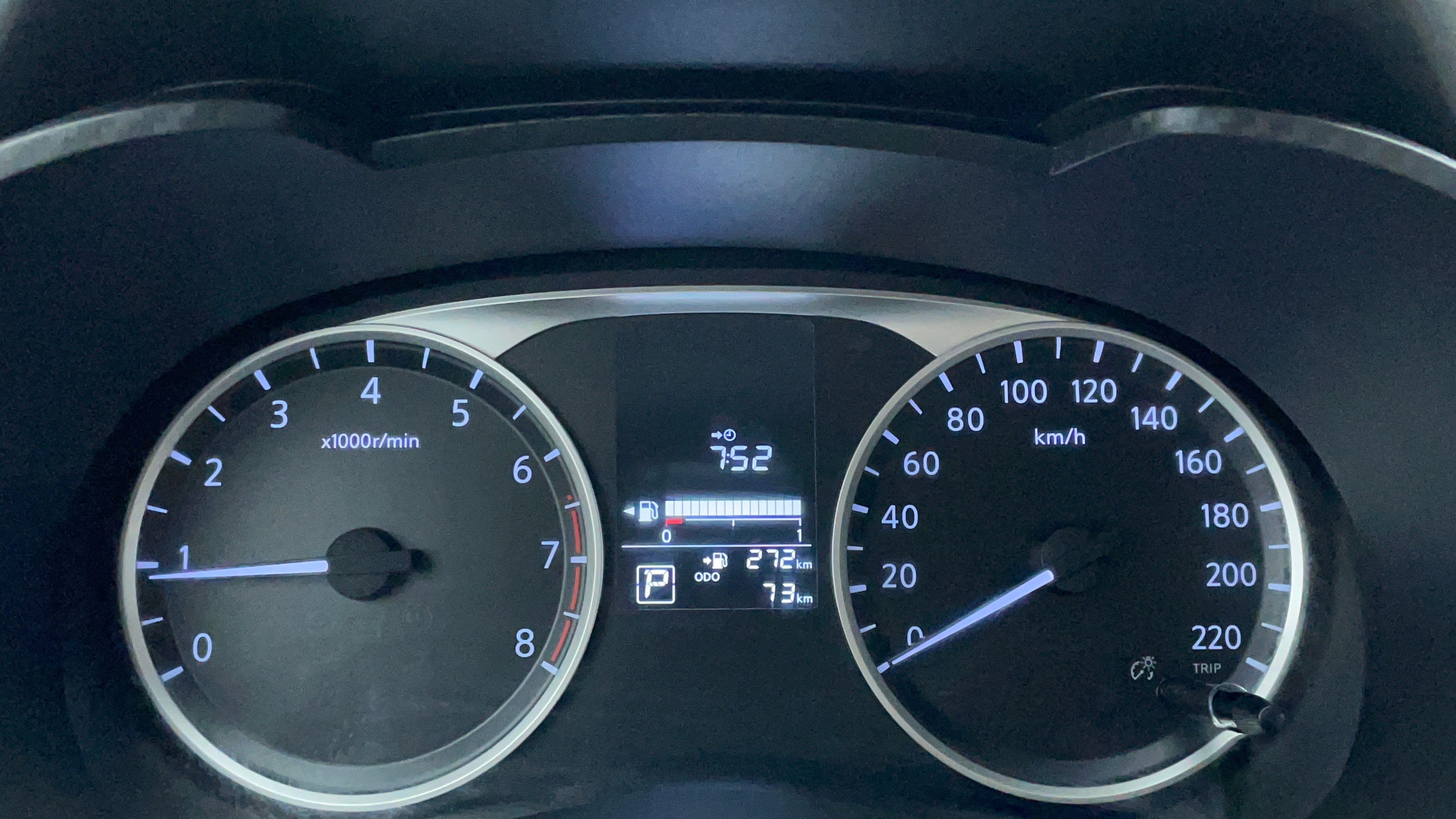 Nissan Sunny-Odometer View