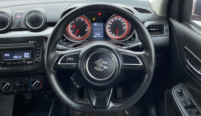 2018 Maruti Swift VXI D, Petrol, Manual, 56,031 km, Steering Wheel Close Up