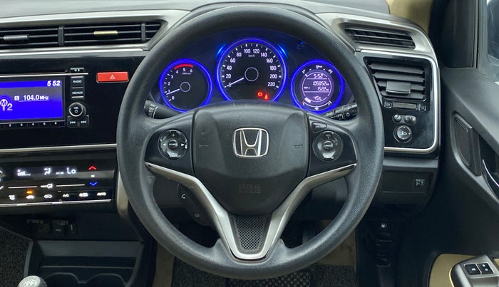 2015 Honda City 1.5L I-DTEC V, Diesel, Manual, 1,05,852 km, Steering Wheel Close Up