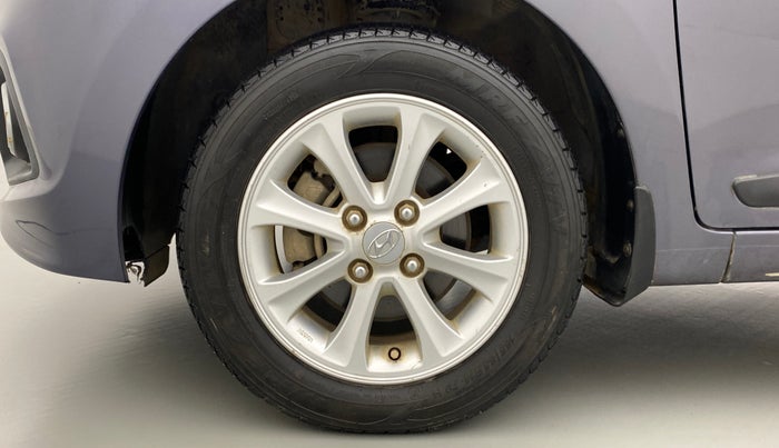 2014 Hyundai Grand i10 ASTA 1.2 KAPPA VTVT, Petrol, Manual, 53,744 km, Left Front Wheel