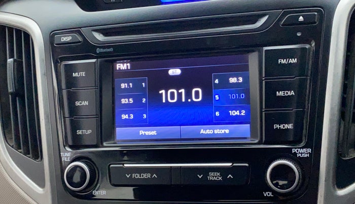 2015 Hyundai Creta S 1.6 PETROL, Petrol, Manual, 76,257 km, Infotainment system - Parking sensor not working