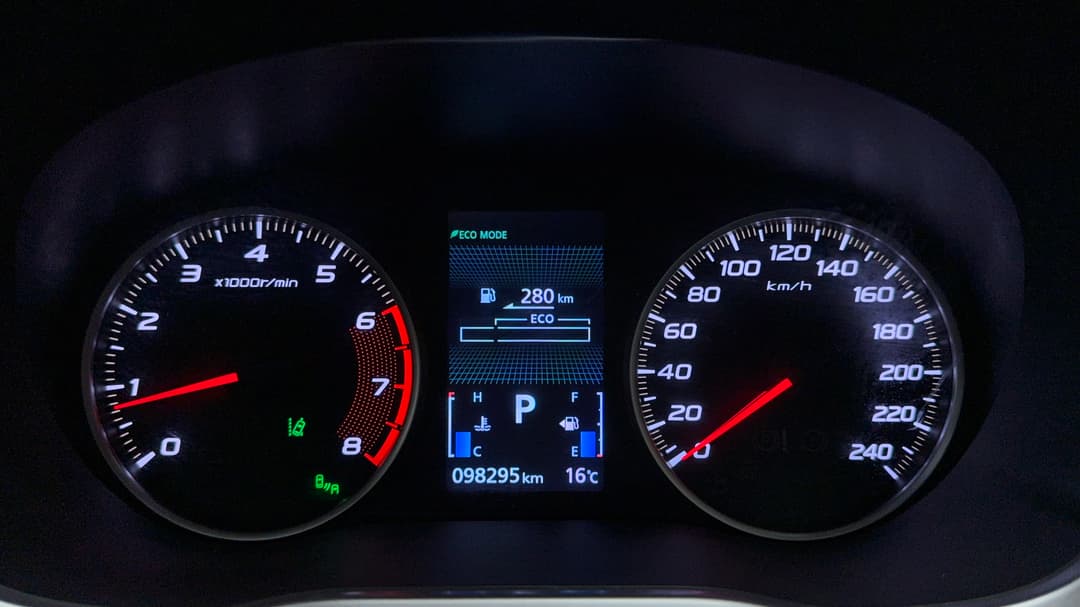 2021 Mitsubishi Eclipse Cross Exceed (2WD), Automatic, 98295 km, Odometer View
