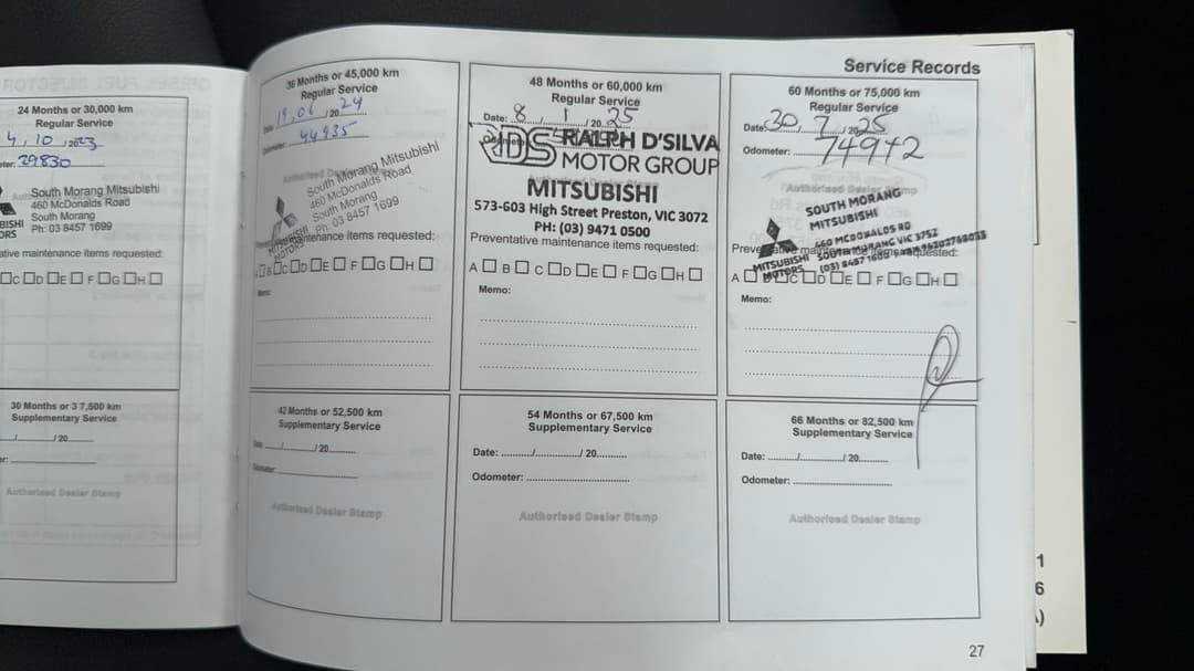 2021 Mitsubishi Eclipse Cross Exceed (2WD), Automatic, 98295 km, Service History