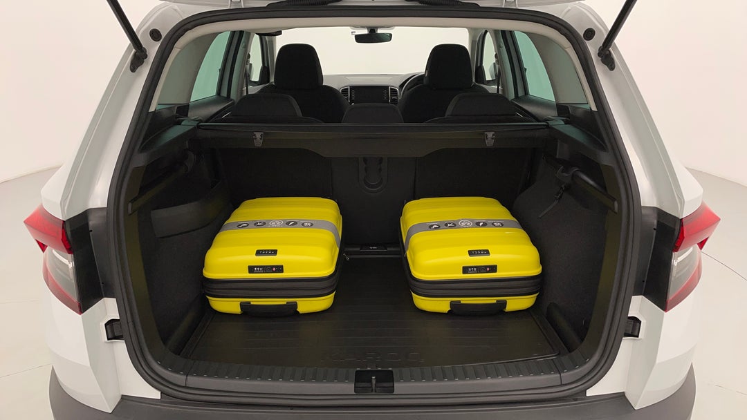 Boot Inside View with Luggage