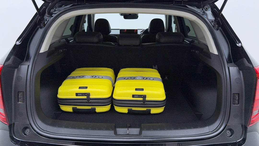 Boot Inside View with Luggage