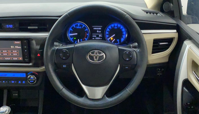 2016 Toyota Corolla Altis GL PETROL, Petrol, Manual, 1,20,226 km, Steering Wheel Close Up