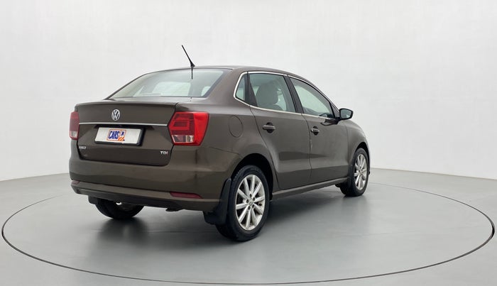 2017 Volkswagen Ameo HIGHLINE PLUS 1.5L AT 16 ALLOY, Diesel, Automatic, 60,793 km, Right Back Diagonal