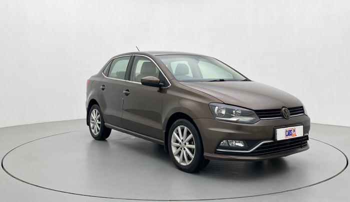 2017 Volkswagen Ameo HIGHLINE PLUS 1.5L AT 16 ALLOY, Diesel, Automatic, 60,793 km, Right Front Diagonal