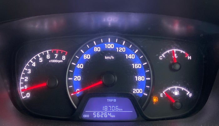 2016 Hyundai Xcent S 1.2, Petrol, Manual, 56,398 km, Odometer Image