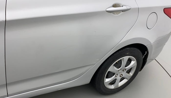 2013 Hyundai Verna FLUIDIC 1.6 VTVT EX, CNG, Manual, 92,816 km, Rear left door - Minor scratches