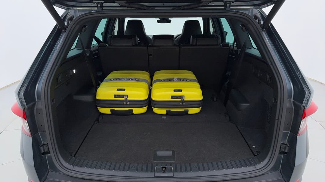 Boot Inside View with Luggage