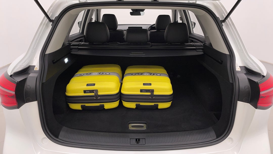 Boot Inside View with Luggage