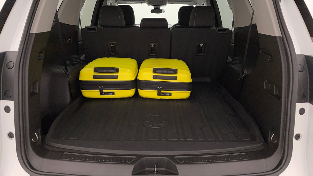 Boot Inside View with Luggage