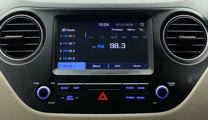 2019 Hyundai Xcent SX 1.2, Petrol, Manual, 26,842 km, Infotainment System