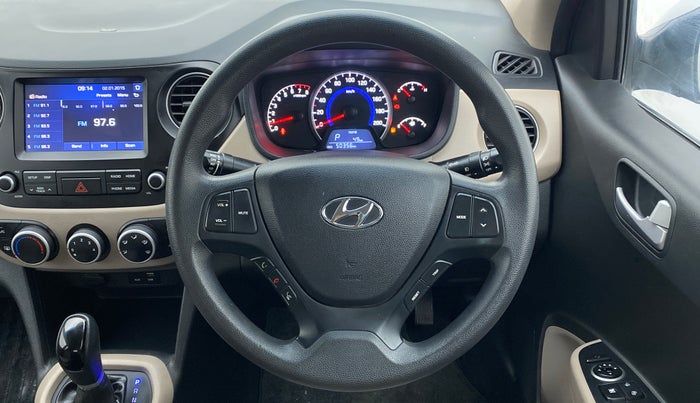 2018 Hyundai Grand i10 SPORTZ AT 1.2 KAPPA VTVT, Petrol, Automatic, 50,406 km, Steering Wheel Close Up