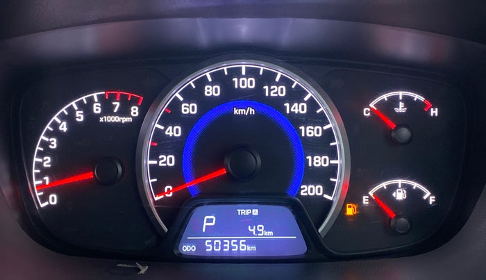2018 Hyundai Grand i10 SPORTZ AT 1.2 KAPPA VTVT, Petrol, Automatic, 50,406 km, Odometer Image