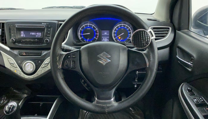 2016 Maruti Baleno DELTA 1.2 K12, Petrol, Manual, 73,594 km, Steering Wheel Close Up