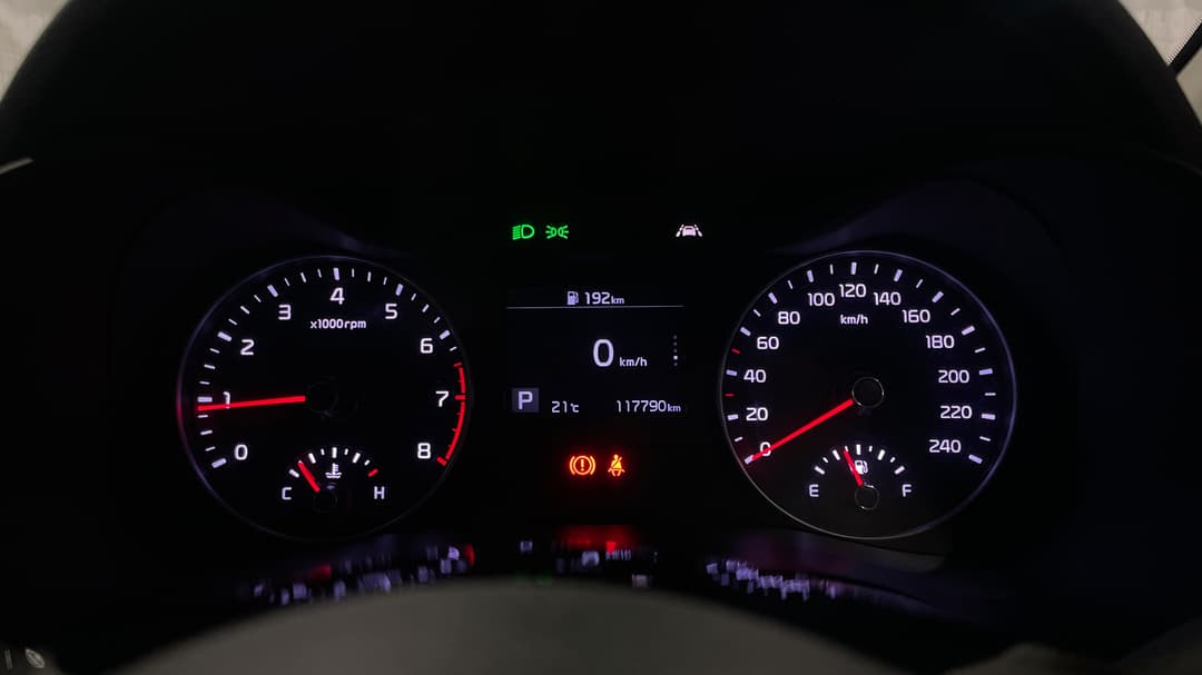2019 Kia Cerato S, Automatic, 117790 km, Odometer View