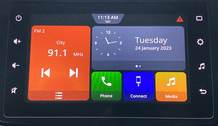 2021 Toyota Glanza V CVT, Petrol, Automatic, 11,499 km, Touchscreen Infotainment System