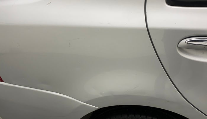2011 Toyota Etios V, Petrol, Manual, 50,339 km, Right quarter panel - Slightly dented
