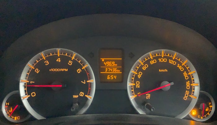 2013 Maruti Swift Dzire VXI, Petrol, Manual, 37,489 km, Odometer Image