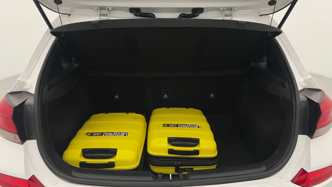 Boot Inside View with Luggage
