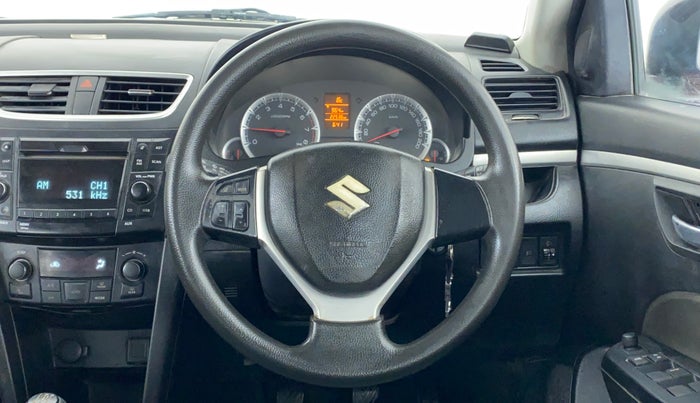 2012 Maruti Swift ZXI, Petrol, Manual, 22,536 km, Steering Wheel Close Up
