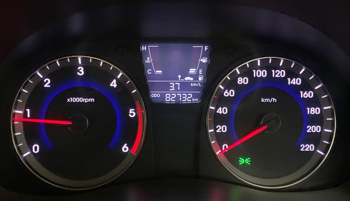 2014 Hyundai Verna FLUIDIC 1.6 SX CRDI, Diesel, Manual, 82,732 km, Odometer Image