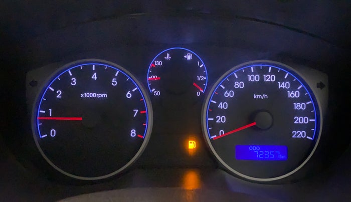 2011 Hyundai i20 ASTA 1.2, Petrol, Manual, 72,357 km, Odometer Image