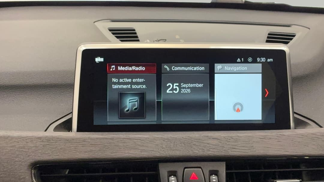 2018 BMW X1 xDrive 25i, Automatic, 68458 km, Infotainment System
