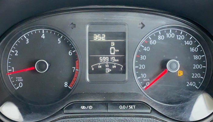 2016 Volkswagen Ameo COMFORTLINE 1.2, Petrol, Manual, 59,967 km, Odometer Image