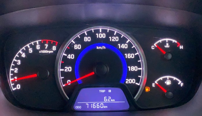 2019 Hyundai Grand i10 SPORTZ 1.2 KAPPA VTVT, CNG, Manual, 71,660 km, Odometer Image