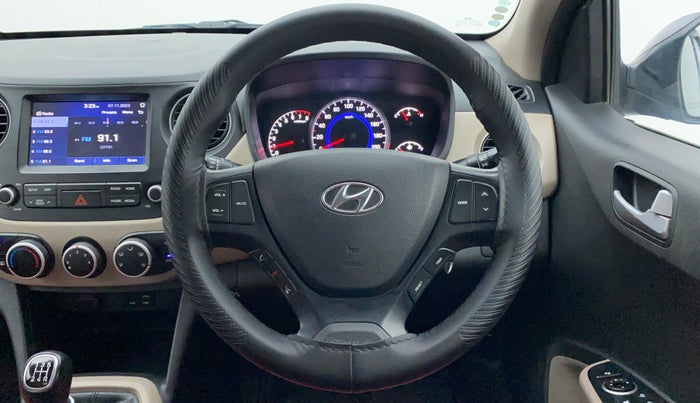 2019 Hyundai Grand i10 SPORTZ 1.2 KAPPA VTVT, CNG, Manual, 71,660 km, Steering Wheel Close Up