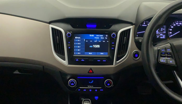 2018 Hyundai Creta SX AT 1.6 PETROL, Petrol, Automatic, 58,536 km, Air Conditioner