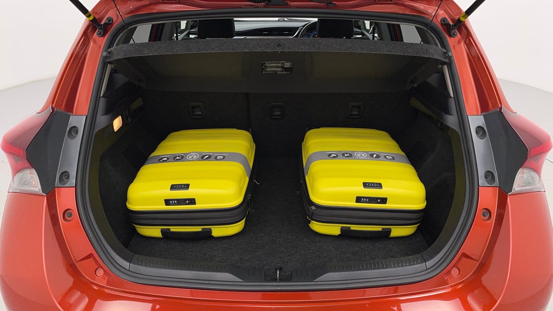 Boot Inside View with Luggage