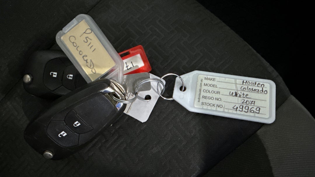 2019 Holden Colorado Ls (4x2), Automatic, 155773 km, Key Close-up