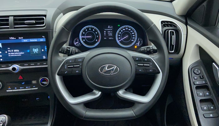 2020 Hyundai Creta SX PETROL MT, Petrol, Manual, 24,314 km, Steering Wheel Close Up