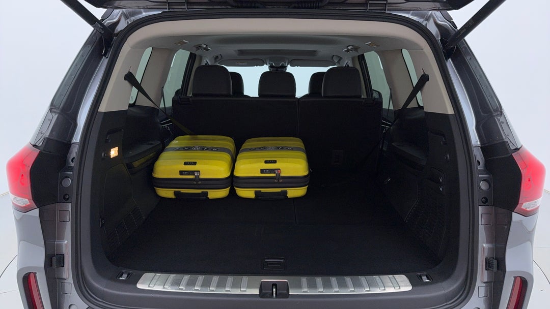 Boot Inside View with Luggage