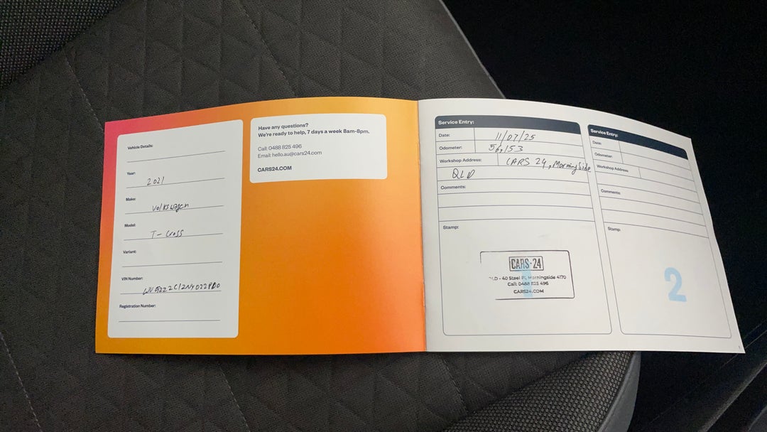 2021 Volkswagen T-cross 85tsi Style, Automatic, 56159 km, Service History