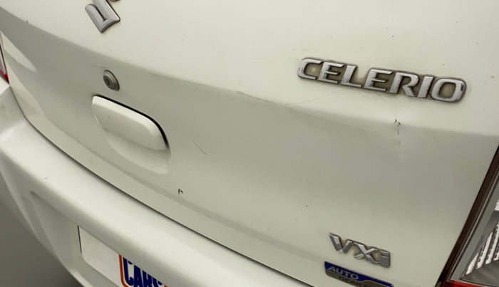 2015 Maruti Celerio VXI AMT, CNG, Automatic, 96,295 km, Dicky (Boot door) - Slightly dented