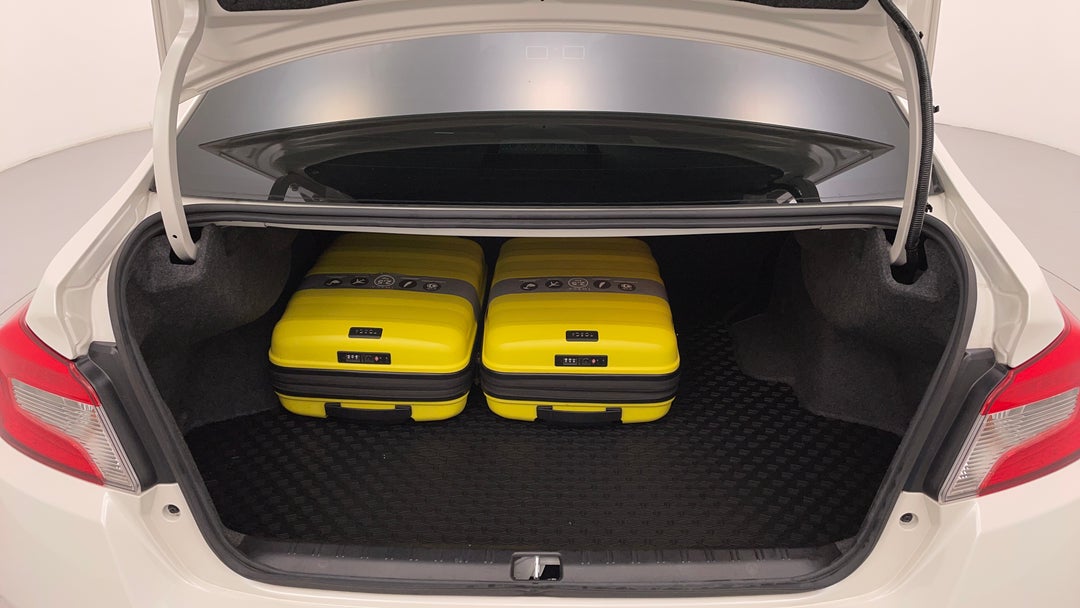 Boot Inside View with Luggage