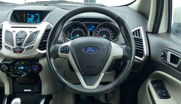 2016 Ford Ecosport 1.5TITANIUM TDCI, Diesel, Manual, 1,07,588 km, Steering Wheel Close-up